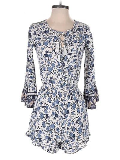 Pre-owned American Eagle Outfitters Romper In Blue