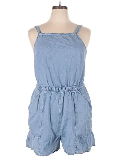 Pre-owned American Eagle Outfitters Romper In Blue