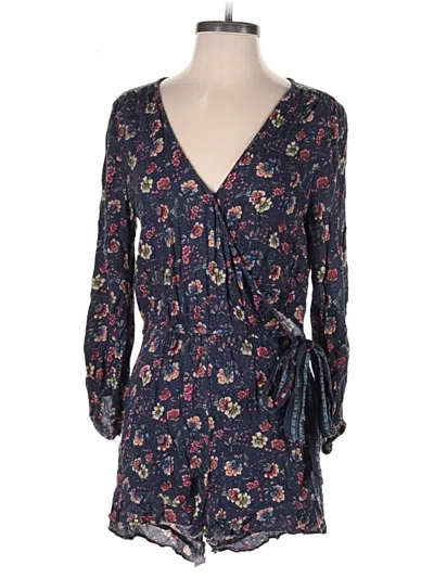 Pre-owned American Eagle Outfitters Romper In Blue