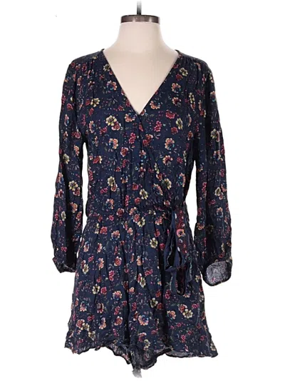 Pre-owned American Eagle Outfitters Romper In Blue