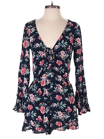 Pre-owned American Eagle Outfitters Romper In Blue