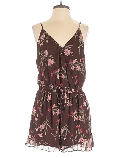 Pre-owned American Eagle Outfitters Romper In Brown