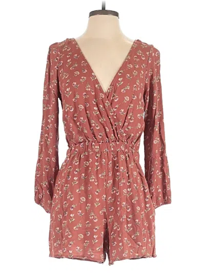 Pre-owned American Eagle Outfitters Romper In Brown