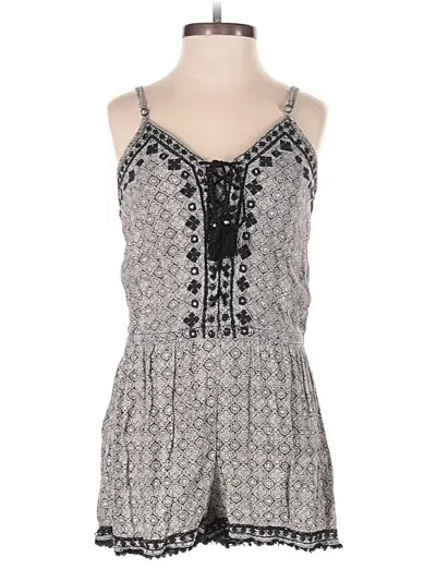 Pre-owned American Eagle Outfitters Romper In Gray