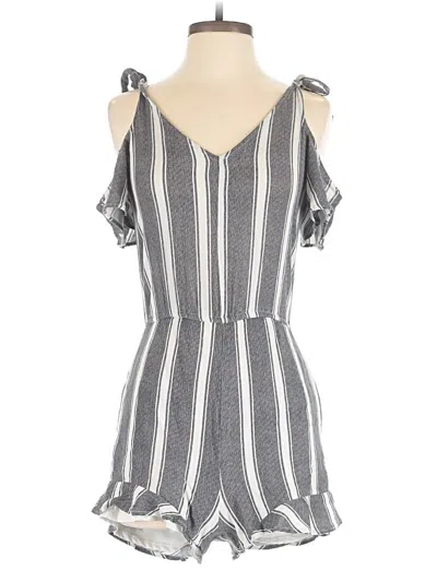 Pre-owned American Eagle Outfitters Romper In Gray