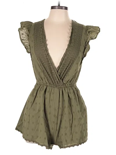Pre-owned American Eagle Outfitters Romper In Green