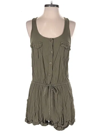 Pre-owned American Eagle Outfitters Romper In Green