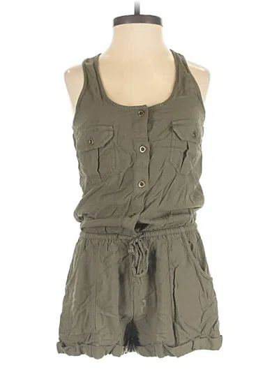 Pre-owned American Eagle Outfitters Romper In Green