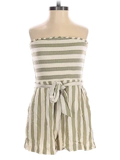 Pre-owned American Eagle Outfitters Romper In Green