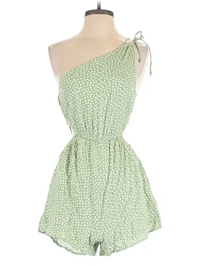 Pre-owned American Eagle Outfitters Romper In Green
