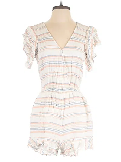 Pre-owned American Eagle Outfitters Romper In Ivory