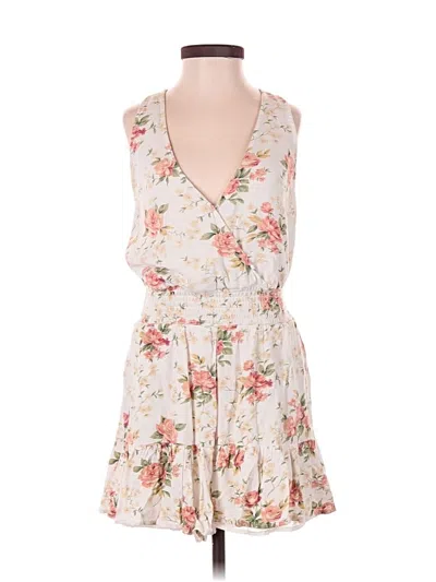 Pre-owned American Eagle Outfitters Romper In Ivory