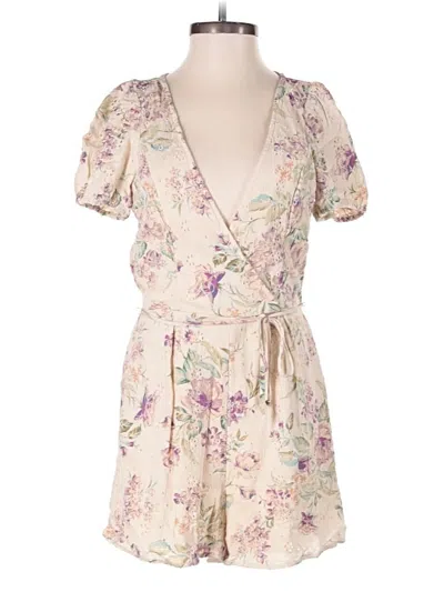 Pre-owned American Eagle Outfitters Romper In Ivory