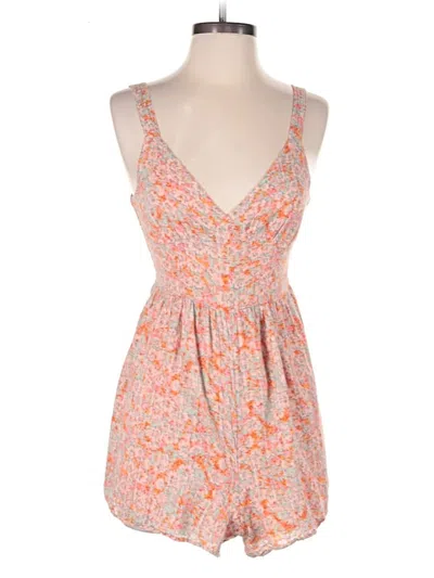 Pre-owned American Eagle Outfitters Romper In Orange