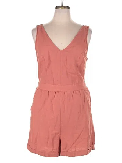 Pre-owned American Eagle Outfitters Romper In Orange