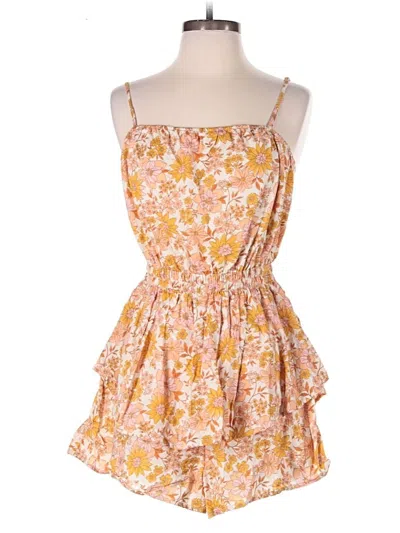 Pre-owned American Eagle Outfitters Romper In Orange