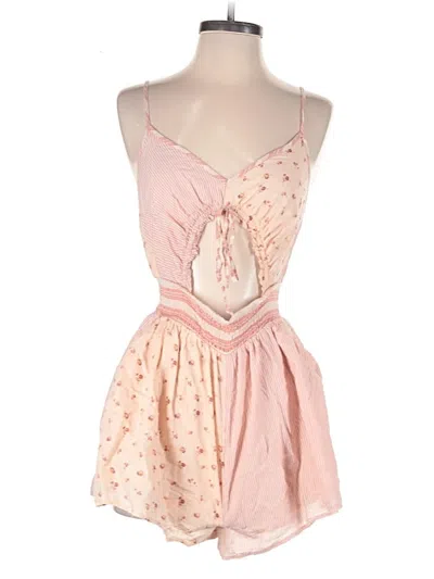 Pre-owned American Eagle Outfitters Romper In Pink