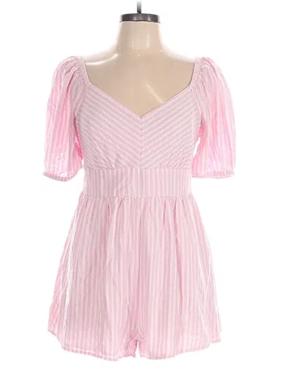 Pre-owned American Eagle Outfitters Romper In Pink