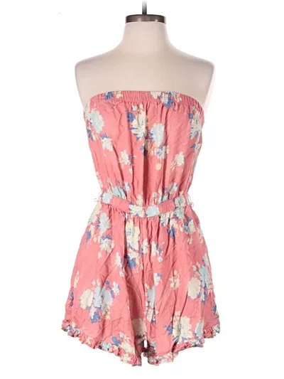 Pre-owned American Eagle Outfitters Romper In Pink