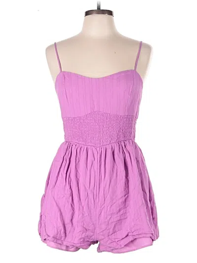 Pre-owned American Eagle Outfitters Romper In Purple
