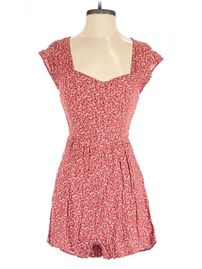 Pre-owned American Eagle Outfitters Romper In Red