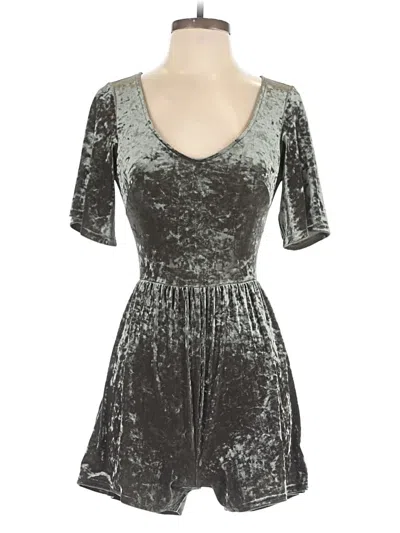 Pre-owned American Eagle Outfitters Romper In Silver