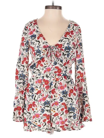 Pre-owned American Eagle Outfitters Romper In White