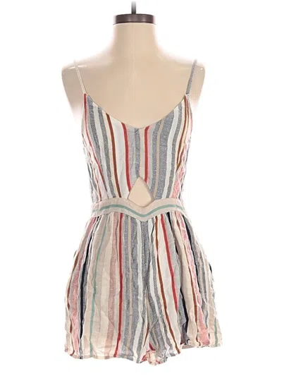 Pre-owned American Eagle Outfitters Romper In White