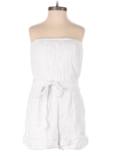 Pre-owned American Eagle Outfitters Romper In White
