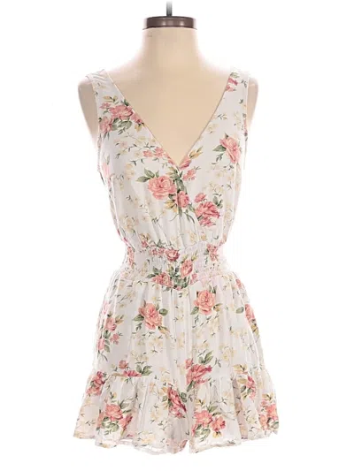 Pre-owned American Eagle Outfitters Romper In White