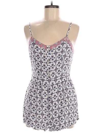 Pre-owned American Eagle Outfitters Romper In White