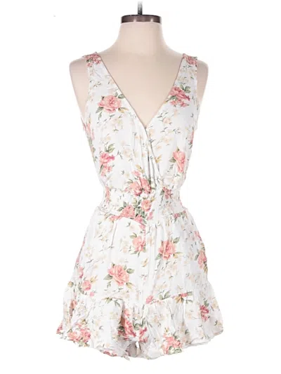 Pre-owned American Eagle Outfitters Romper In White