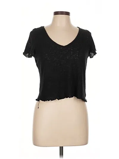 Pre-owned American Eagle Outfitters Short Sleeve T-shirt In Black