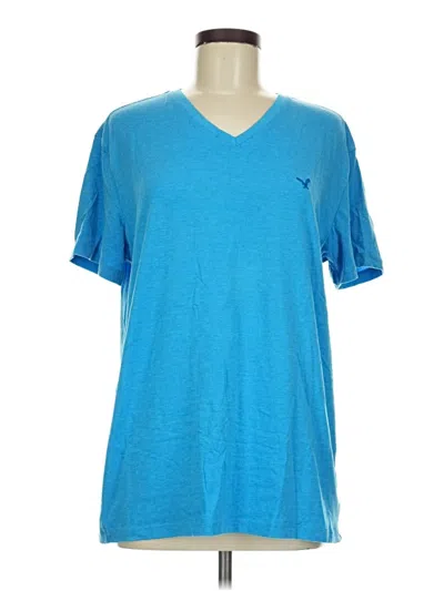 Pre-owned American Eagle Outfitters Short Sleeve T-shirt In Blue