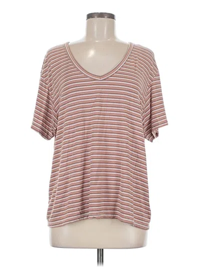 Pre-owned American Eagle Outfitters Short Sleeve T-shirt In Brown