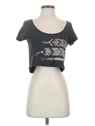 Pre-owned American Eagle Outfitters Short Sleeve T-shirt In Gray