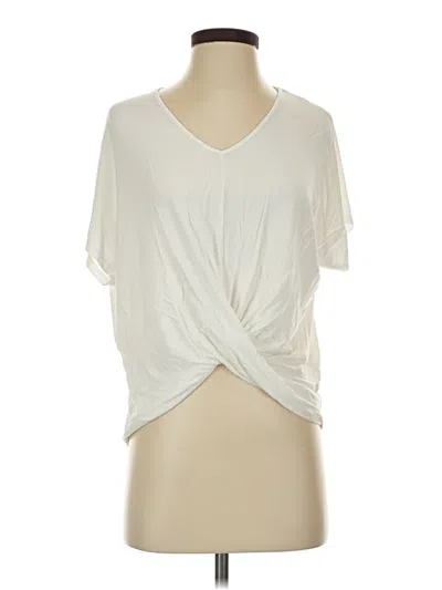 Pre-owned American Eagle Outfitters Short Sleeve T-shirt In Ivory