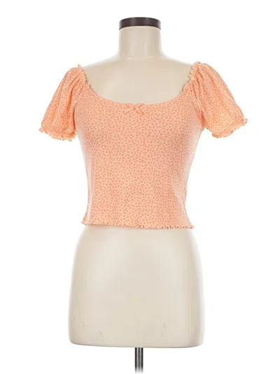 Pre-owned American Eagle Outfitters Short Sleeve T-shirt In Orange