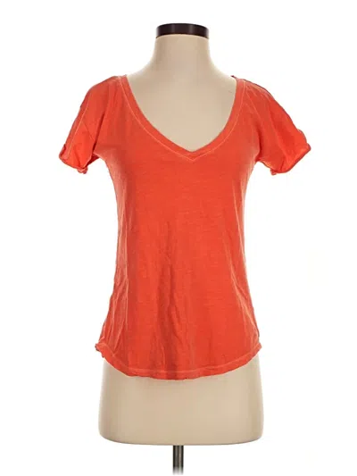 Pre-owned American Eagle Outfitters Short Sleeve T-shirt In Orange