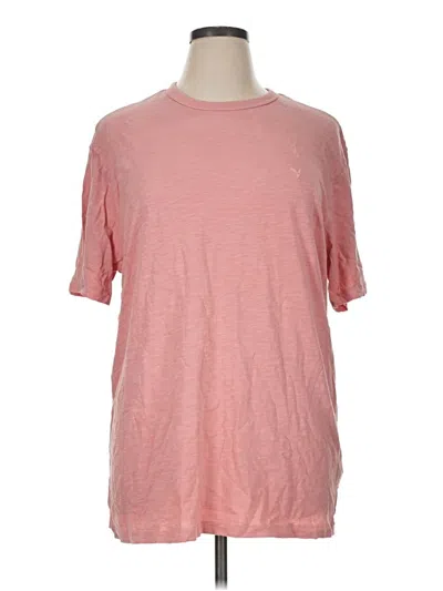 Pre-owned American Eagle Outfitters Short Sleeve T-shirt In Pink