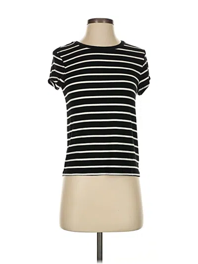 Pre-owned American Eagle Outfitters Short Sleeve Turtleneck In Black