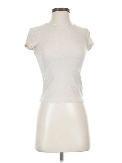 Pre-owned American Eagle Outfitters Short Sleeve Turtleneck In Silver