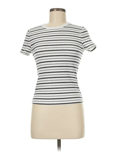 Pre-owned American Eagle Outfitters Short Sleeve Turtleneck In White