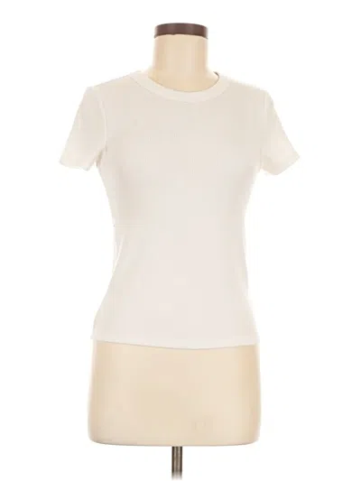 Pre-owned American Eagle Outfitters Short Sleeve Turtleneck In White