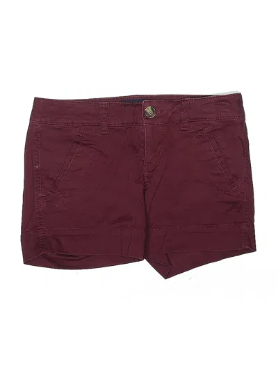 Pre-owned American Eagle Outfitters Shorts In Burgundy