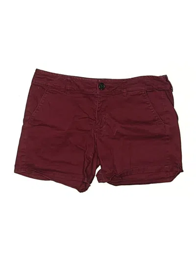 Pre-owned American Eagle Outfitters Shorts In Burgundy