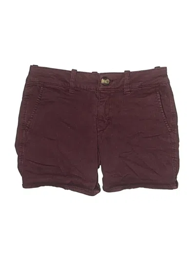 Pre-owned American Eagle Outfitters Shorts In Burgundy