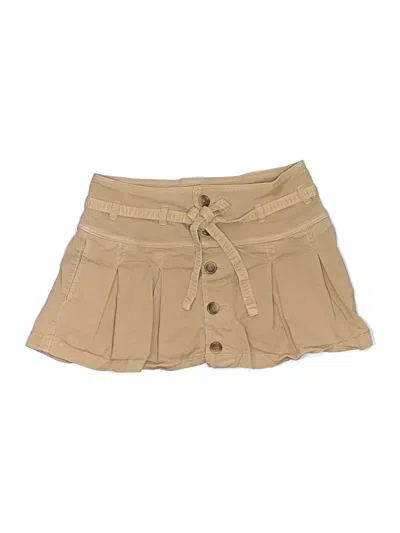 Pre-owned American Eagle Outfitters Skort In Tan