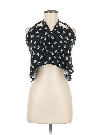 Pre-owned American Eagle Outfitters Sleeveless Blouse In Black