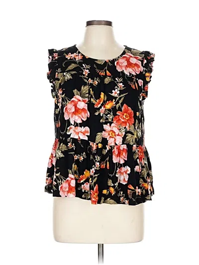 Pre-owned American Eagle Outfitters Sleeveless Blouse In Black